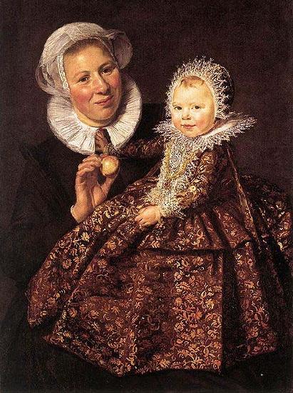 Frans Hals Catharina Hooft with her Nurse WGA